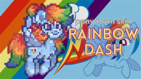 rainbow dash pony town|rainbow dash personality traits.